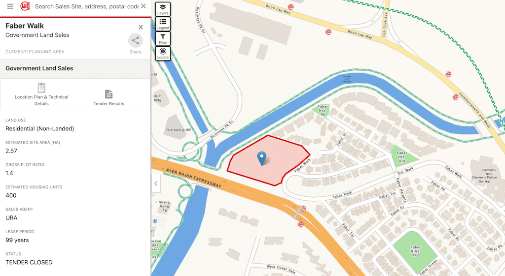 GuocoLand Secures Faber Walk GLS Site with Top Bid of $900 PSF PPR