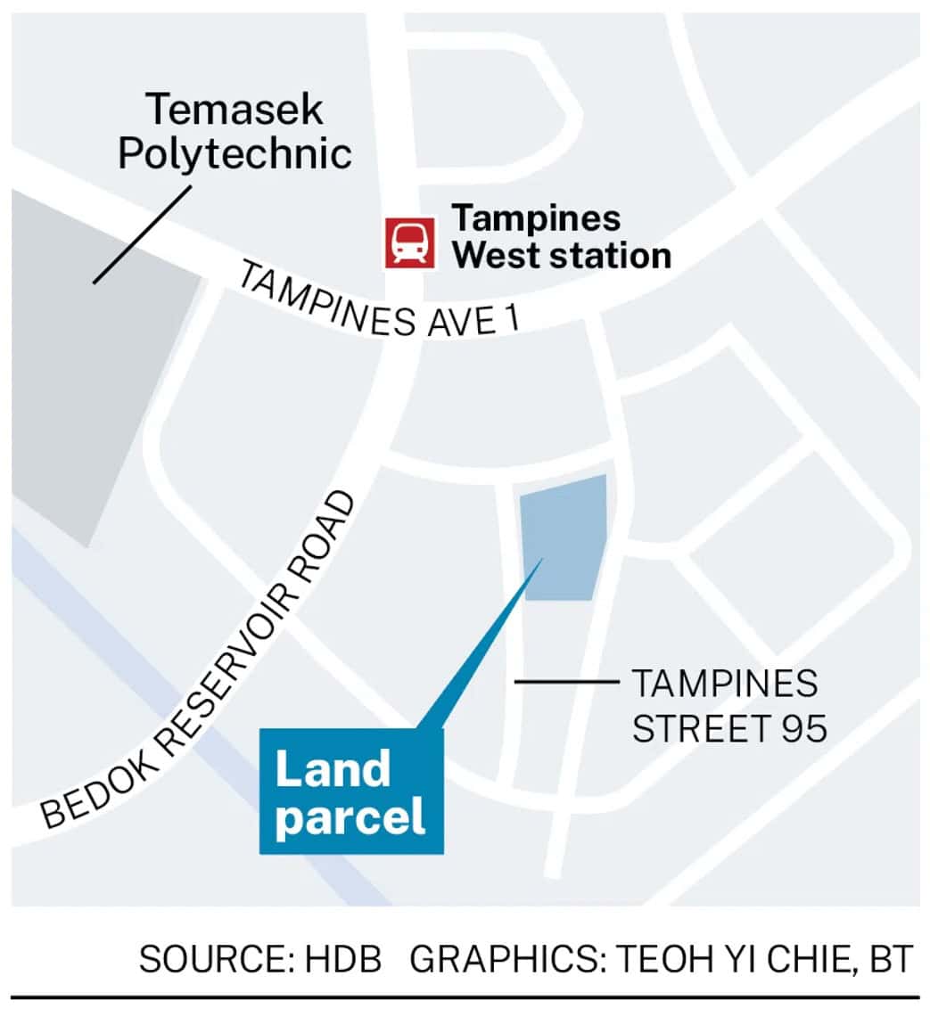 Tampines Executive Condo Site. Source: The Business Times